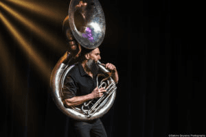 Portrait de Sébastien Wallens, Sousaphone, Trombone & Clavier